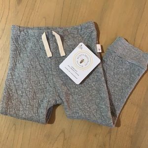 NWT Burts Bees Baby Organic Cotton Pants- two pairs
